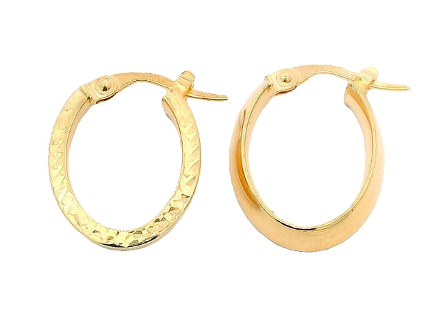 10KT Quilt Textured Hoops