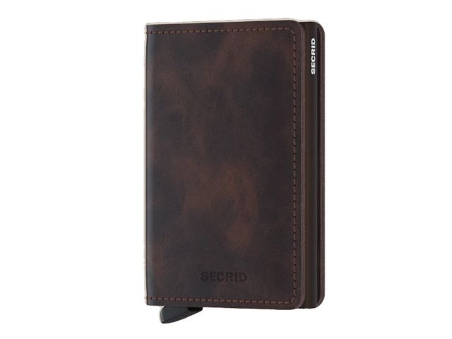 Secrid Slim Wallet in Vintage Chocolate