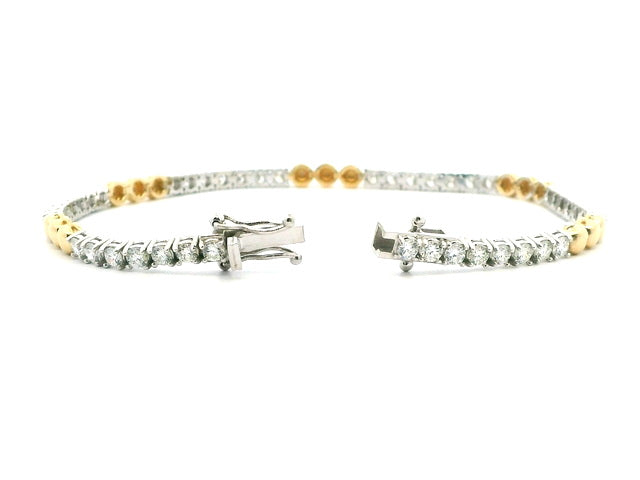 2.58 ctw Fancy Diamond Bracelet