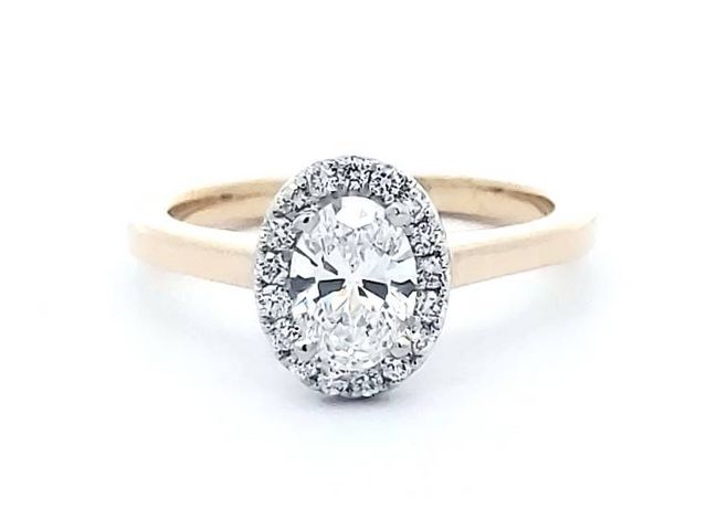 0.70 ct Oval Diamond Engagement Ring