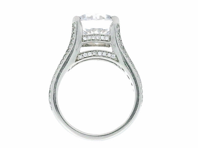 Vintage Platinum Enagement Mount