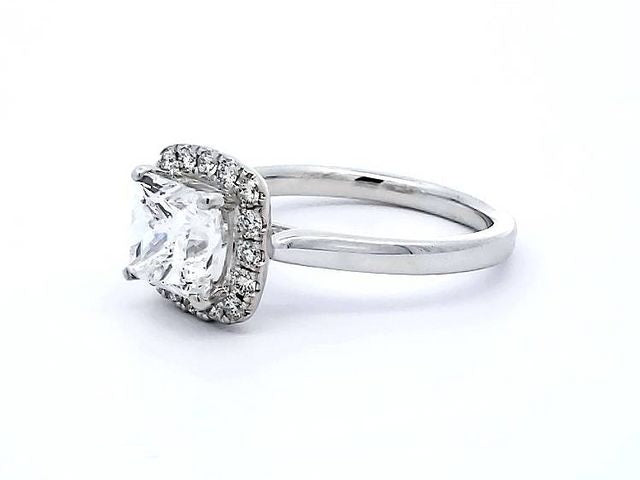 2.01 ct Princess Cut Diamond Engagement Ring