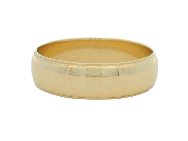 Gents 10KT Band with Stepped Edges