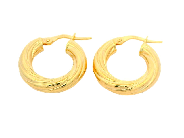10KT Hoop Earrings